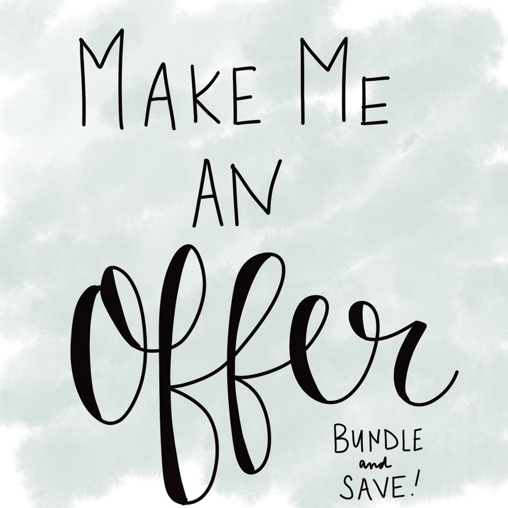 Don’t like the price?  Make me an offer!